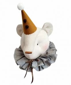 Sevira Kids Décoration Murale Enfant Trophée En Peluche Ours