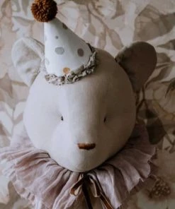 Sevira Kids Décoration Murale Enfant Trophée En Peluche Ours -Décoration murale enfant Soldes trophee en peluche ours 8