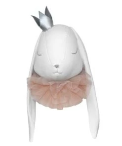 Sevira Kids Décoration Murale Enfant Trophée En Peluche Princesse Lapin