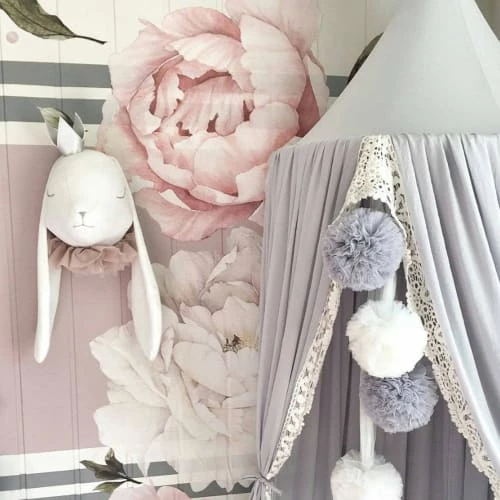 Sevira Kids Décoration Murale Enfant Trophée En Peluche Princesse Lapin 4 Sevira Kids Décoration Murale Enfant Trophée En Peluche Princesse Lapin – Image 4