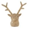 Maisons Du Monde Décoration Murale Enfant Trophée Mural Cerf En Fibre Végétale Beige 49x50