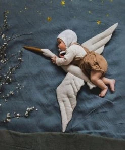 Sevira Kids Décoration Murale Enfant Trophée Mural Cigogne En Lin 8 Sevira Kids Décoration Murale Enfant Trophée Mural Cigogne En Lin -Décoration murale enfant Soldes trophee mural cigogne en lin 2