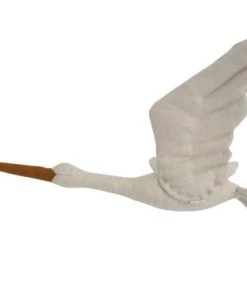 Sevira Kids Décoration Murale Enfant Trophée Mural Cigogne En Lin