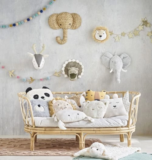 Maisons Du Monde Décoration Murale Enfant Trophée Mural éléphant 50x50 3 Maisons Du Monde Décoration Murale Enfant Trophée Mural éléphant 50x50 – Image 3