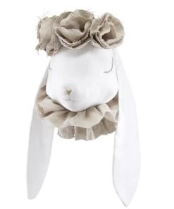 Sevira Kids Décoration Murale Enfant Trophée Mural Lapin En Peluche