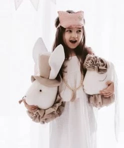 Sevira Kids Décoration Murale Enfant Trophée Mural Lapin En Peluche -Décoration murale enfant Soldes trophee mural lapin en peluche 5