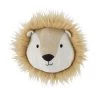 Maisons Du Monde Décoration Murale Enfant Trophée Mural Lion Beige, Marron Et Noir 23x23