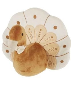 Maisons Du Monde Décoration Murale Enfant Trophée Mural Paon Beige Et Marron 27x23