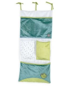 Kinousses Décoration Murale Enfant Vide Poche Bébé Blanc Velours