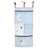 Kinousses Décoration Murale Enfant Vide Poche Bébé Bleu Velours